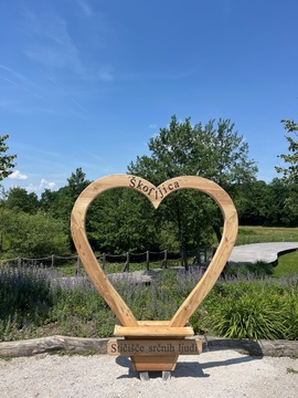 Park čutil: foto srce