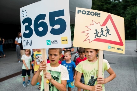 Akcija "Še 365 dni" za varnost otrok v prometu