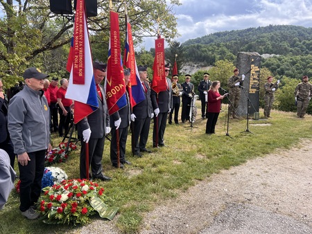 81. SPOMINSKA SLOVESNOST ZZB NOB V SPOMIN VSEM PADLIM BORCEM ZA OSVOBODITEV LJUBLJANE